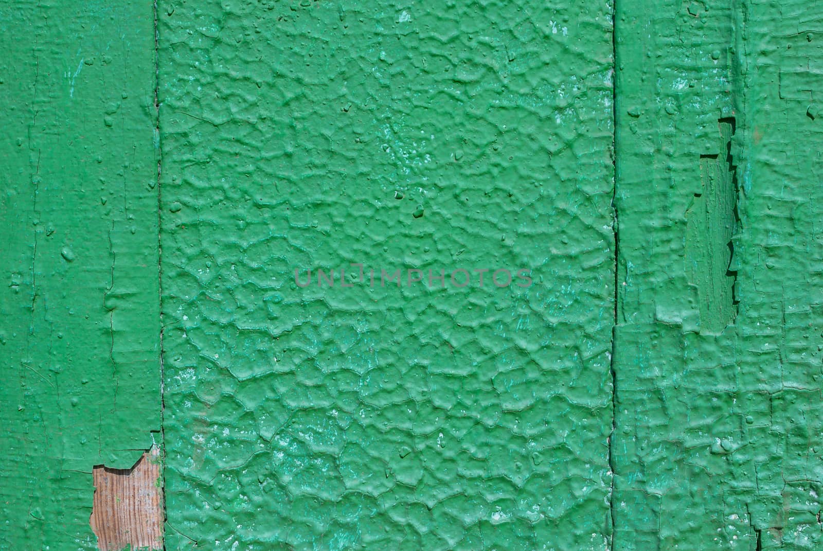 chipped paint on the door of the old boards texture background by uvisni