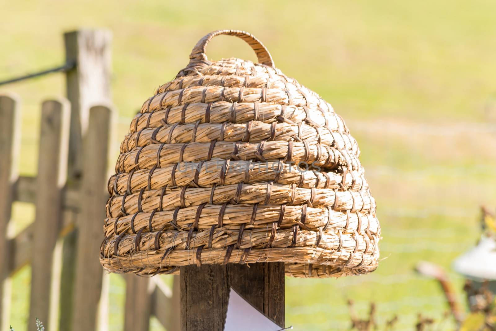 Age beehive, beehives of straw called basket Beekeeping is an ancient tradition.