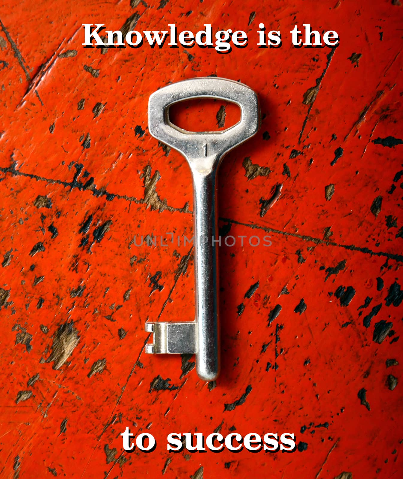 knowledge is key to sucess, key and text 