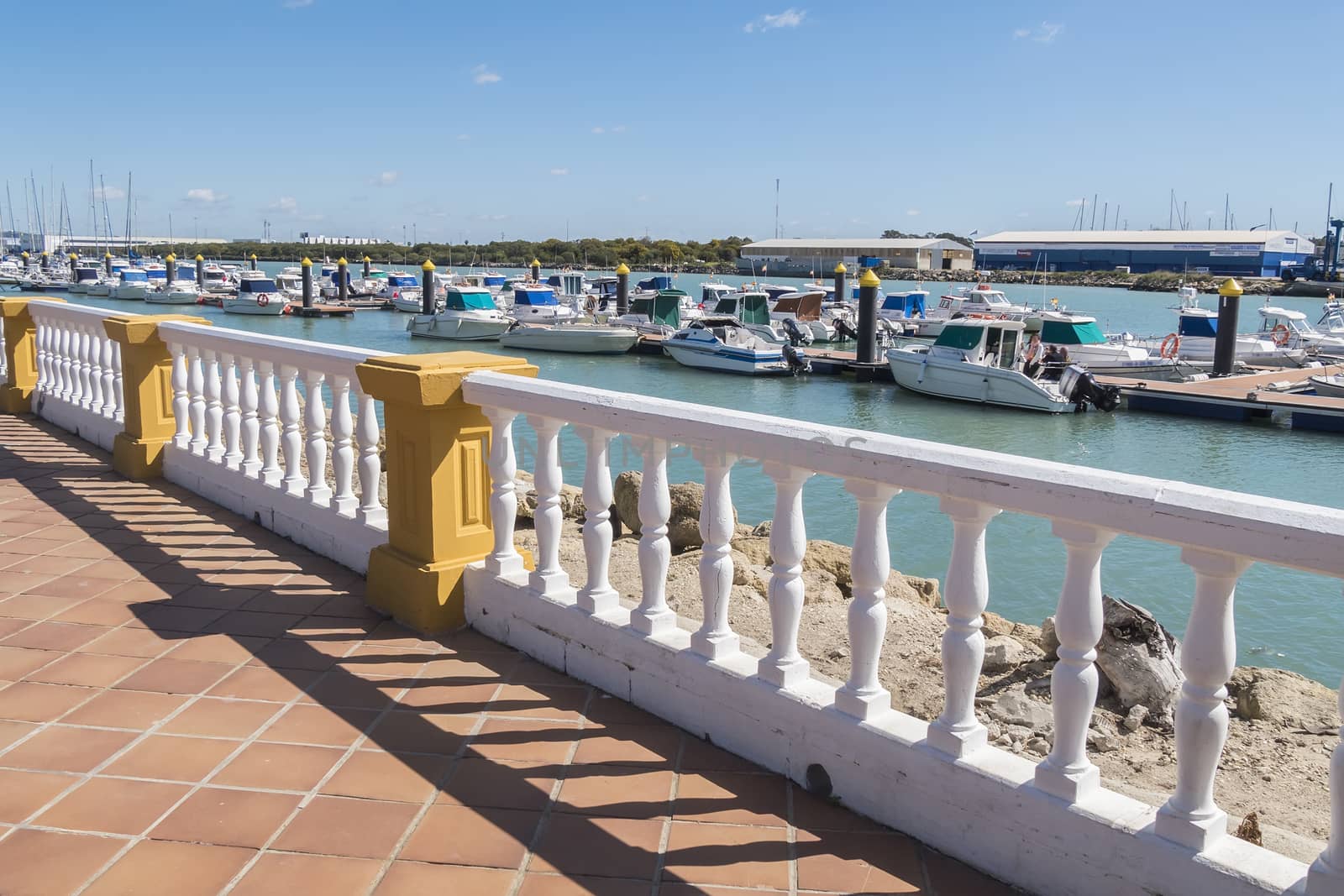 Boardwalk Puntilla, El Puerto de Santa María, Cadiz, Andalusia, Spain