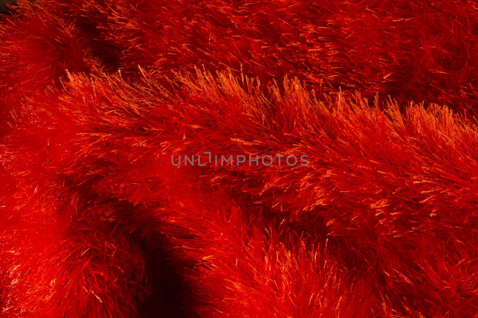 close up shot of red fur texture background