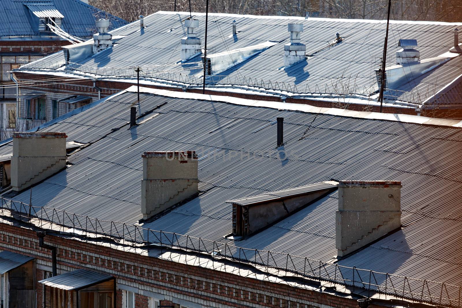 Roofs of the old houses by Nobilior