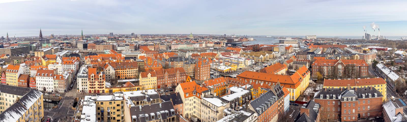 Copenhagen Aerial view Panorama by vichie81