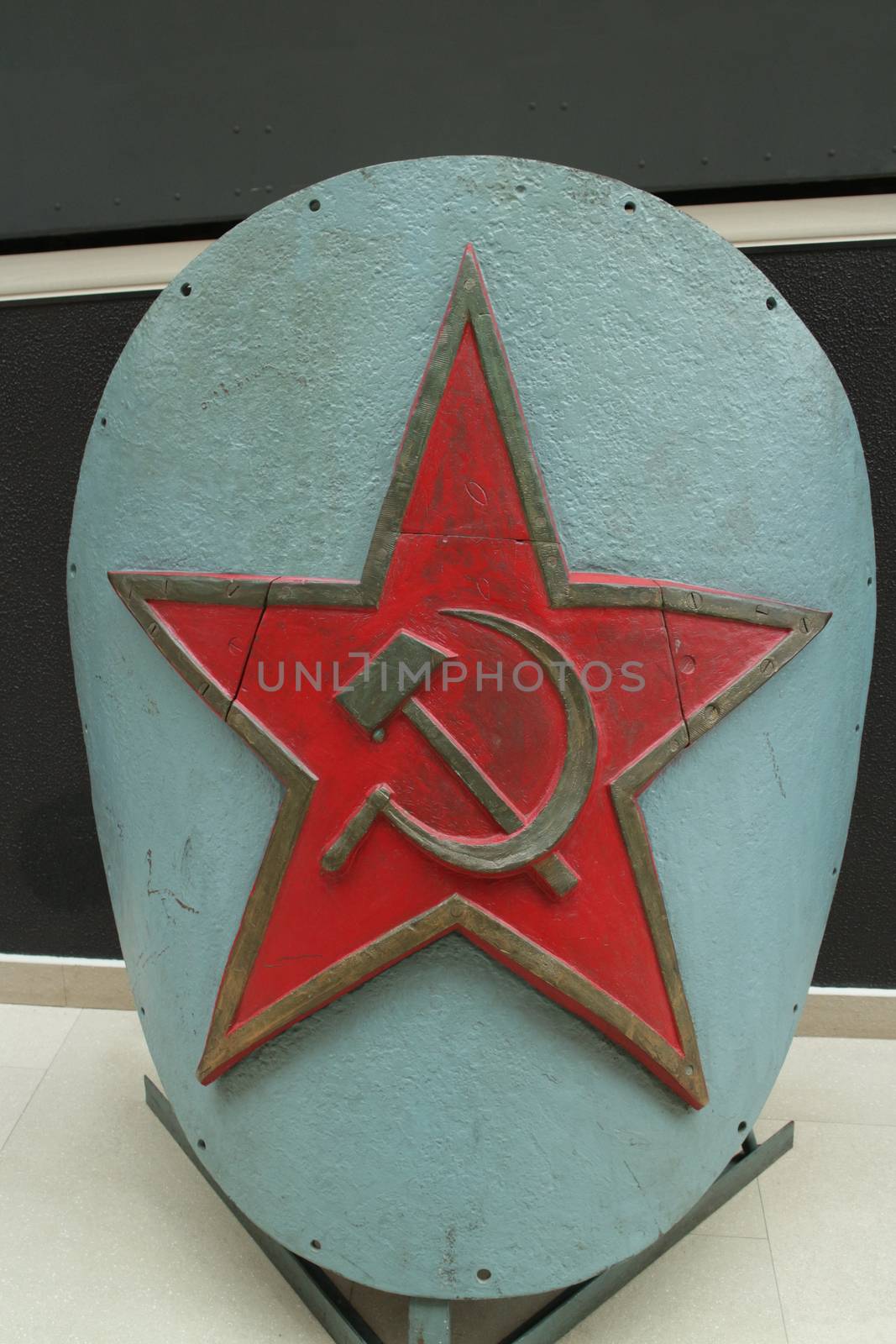 Soviet red star, Bow ship decoration battleship. Tradition of decorating ships