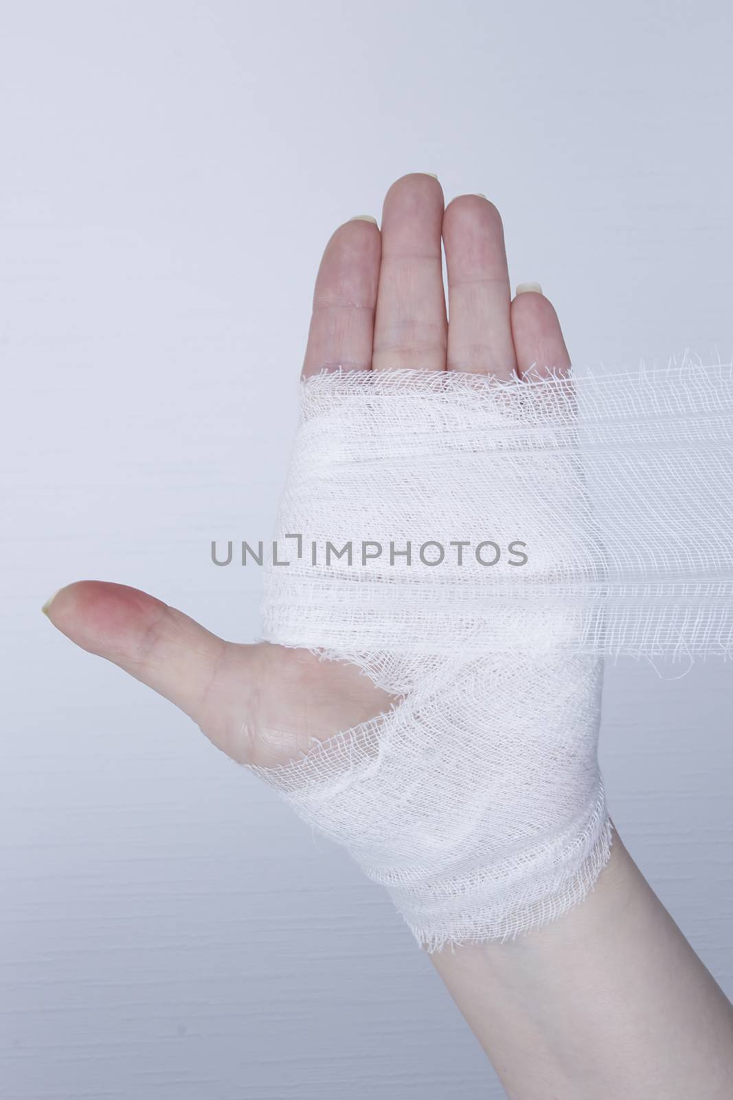 bandage on a hand by VIPDesignUSA
