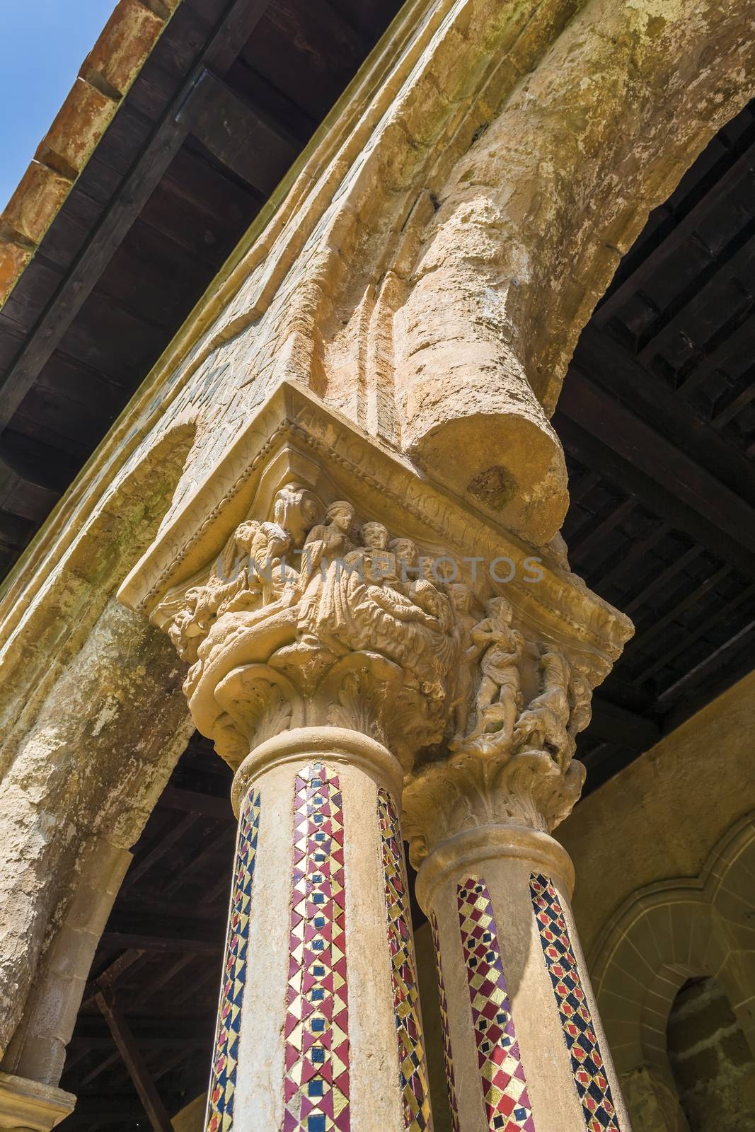 Cloister of the Monreale Abbey, Palermo by ankarb