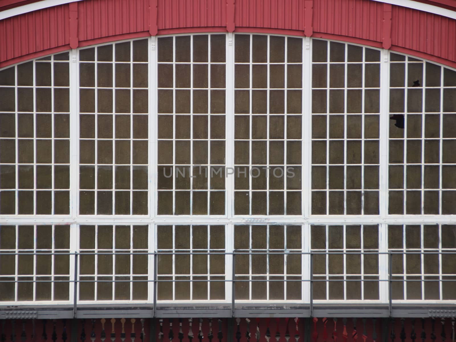 Window Facade Detail Closeup on Industrial Building by HoleInTheBox