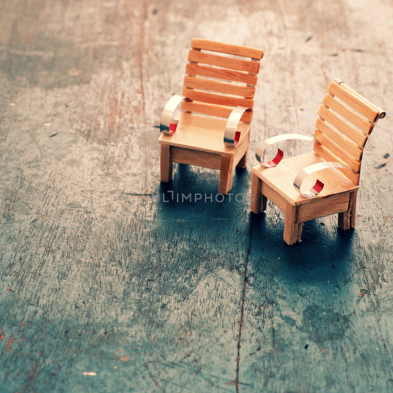 mini furniture, cute small chair by xuanhuongho