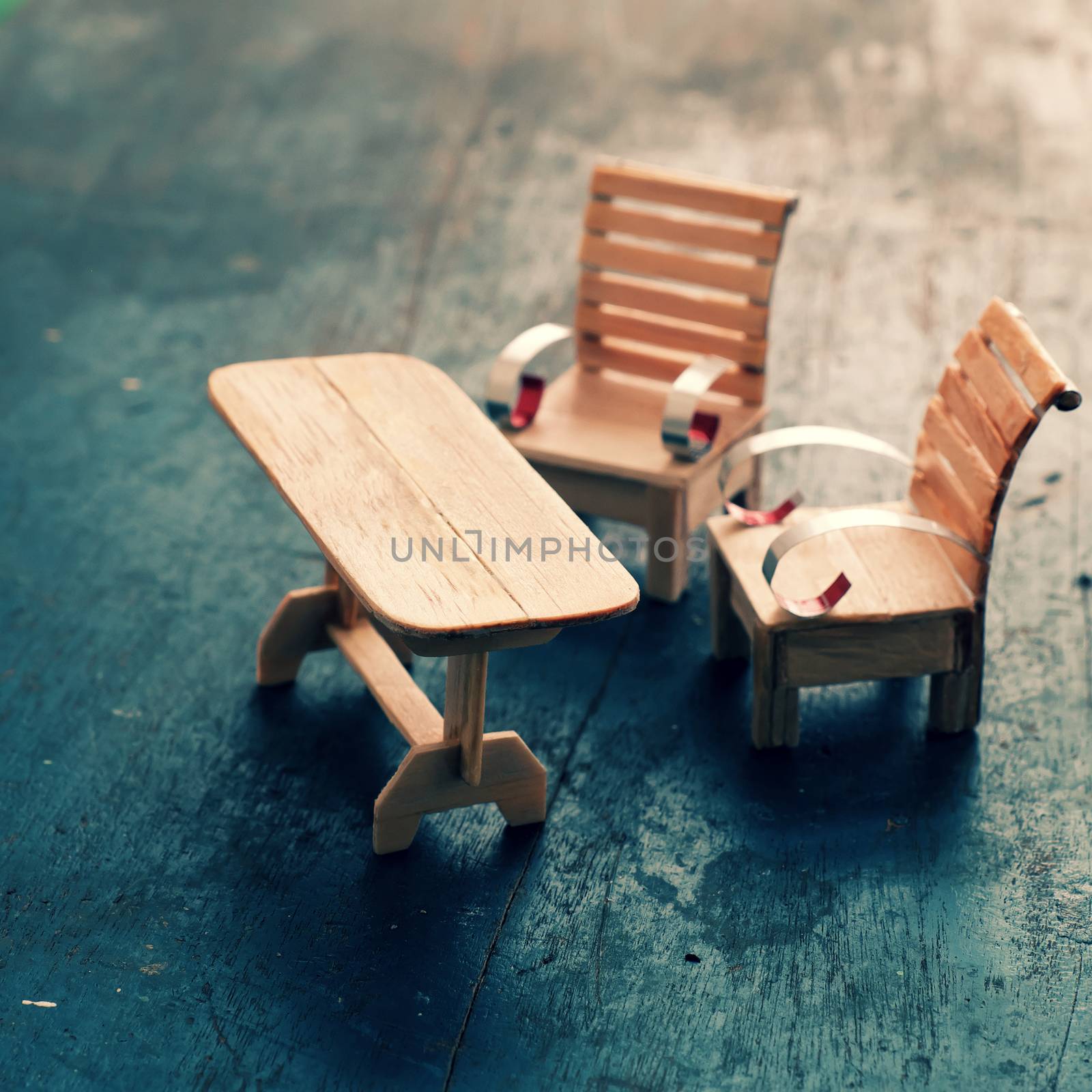 mini furniture, cute small chair by xuanhuongho