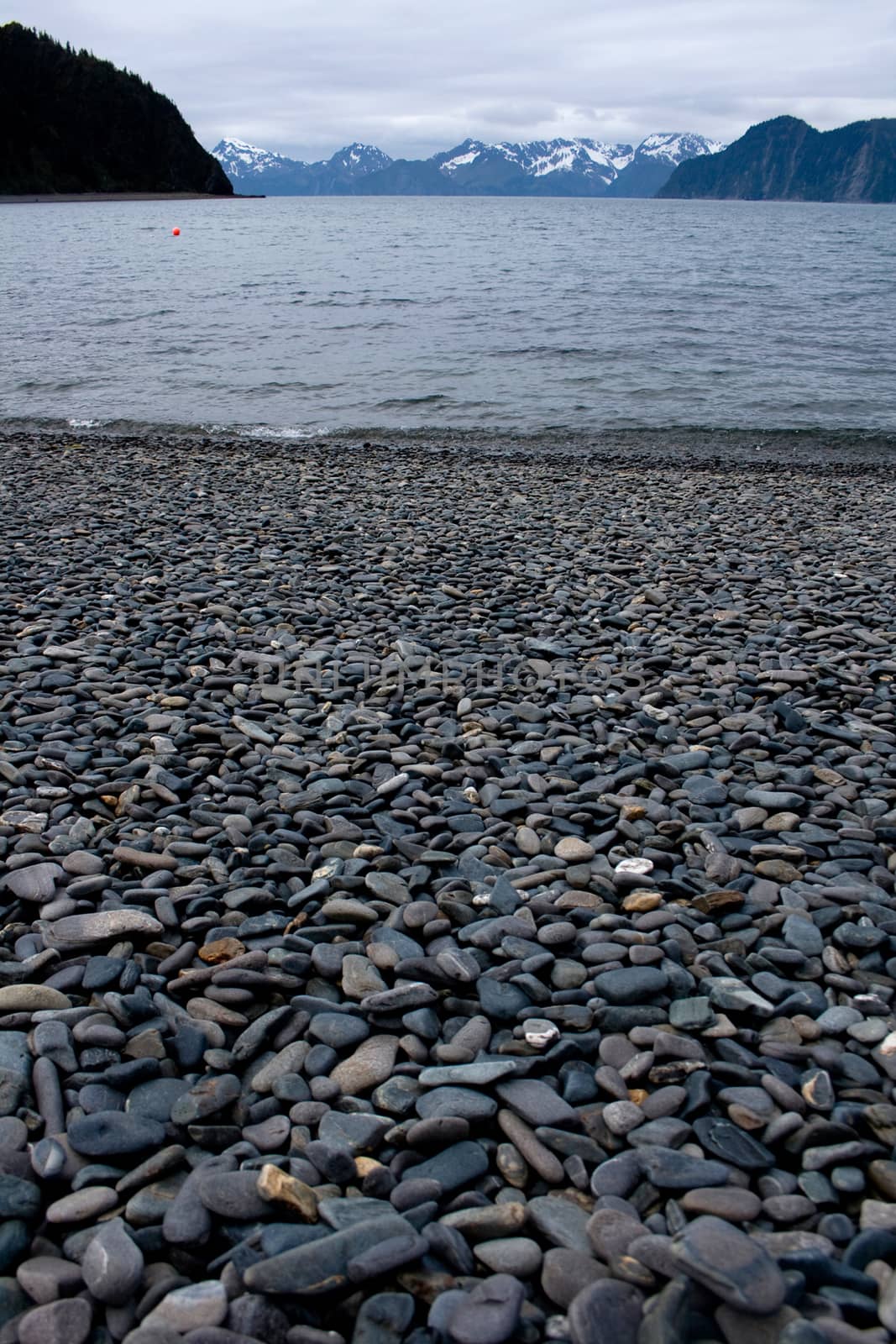Stone Beach Fox Island Alaska by NikkiGensert