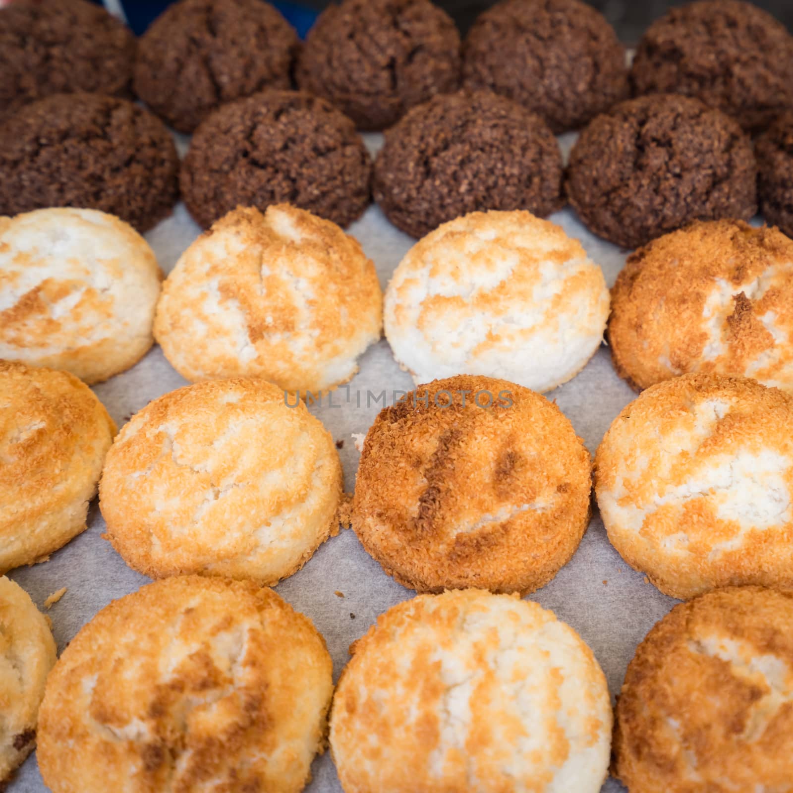 Sweet and Savory Grilled Coconut-Rice Hotcakes, Coconut Rice Cake and coconuts chocolate.