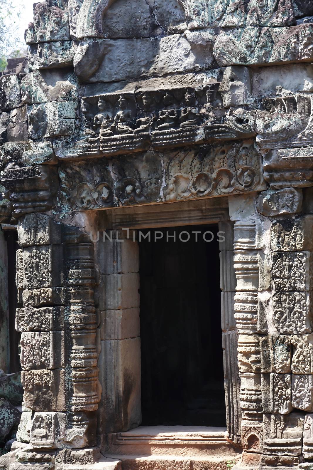 The ruins of Angkor Wat Temple in Cambodia