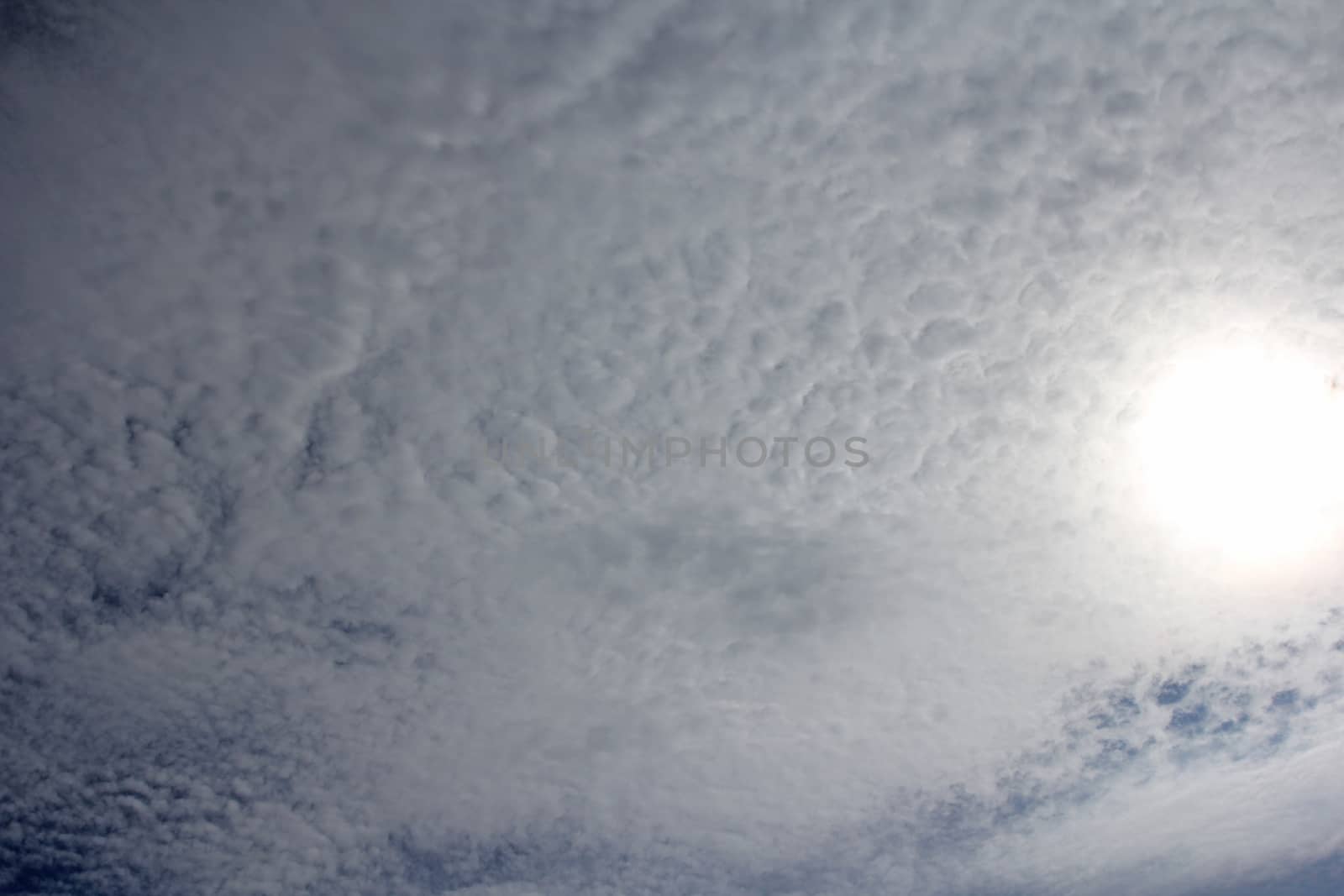 Beautiful sky with white clouds natural background