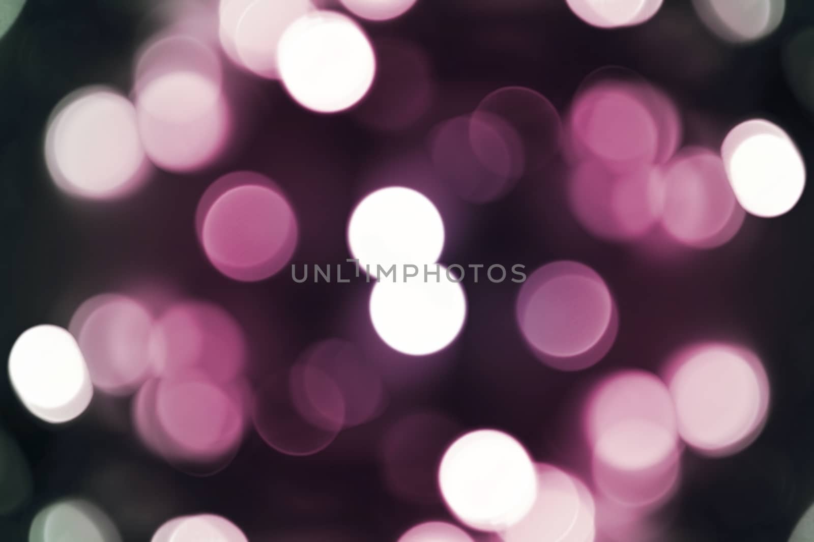 Pinky Bokeh Background. Cool Out of Focus Christmas Lights. Dark Pink Background.