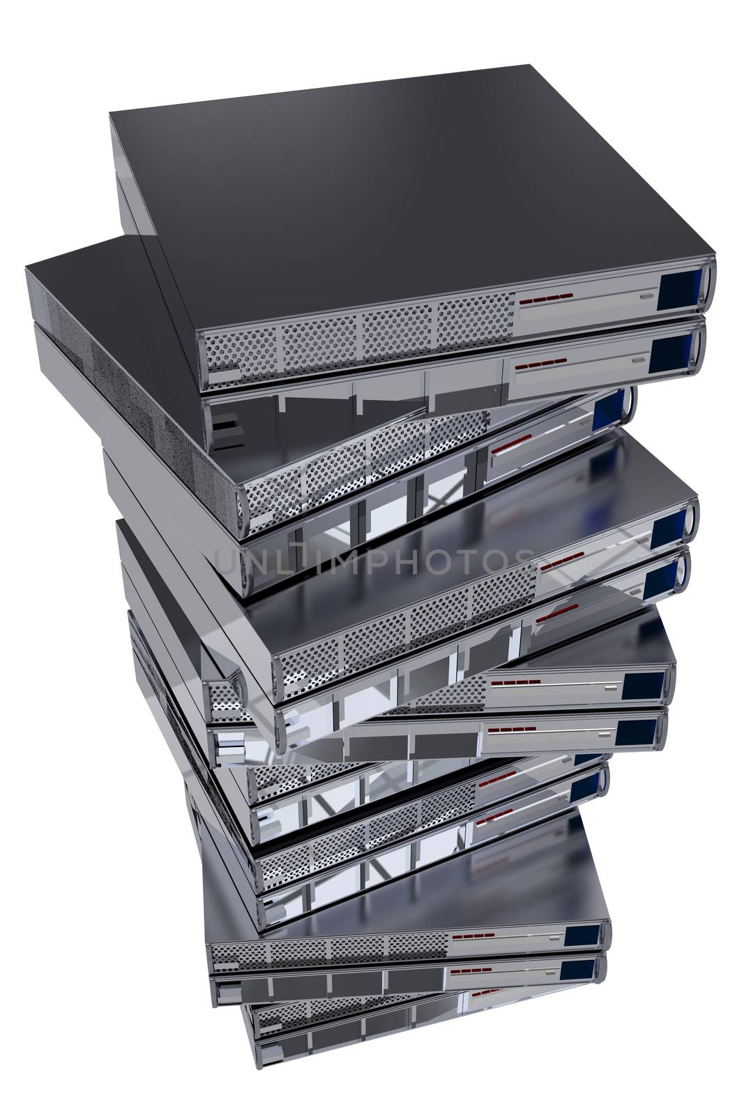 Servers Stock Pile by welcomia