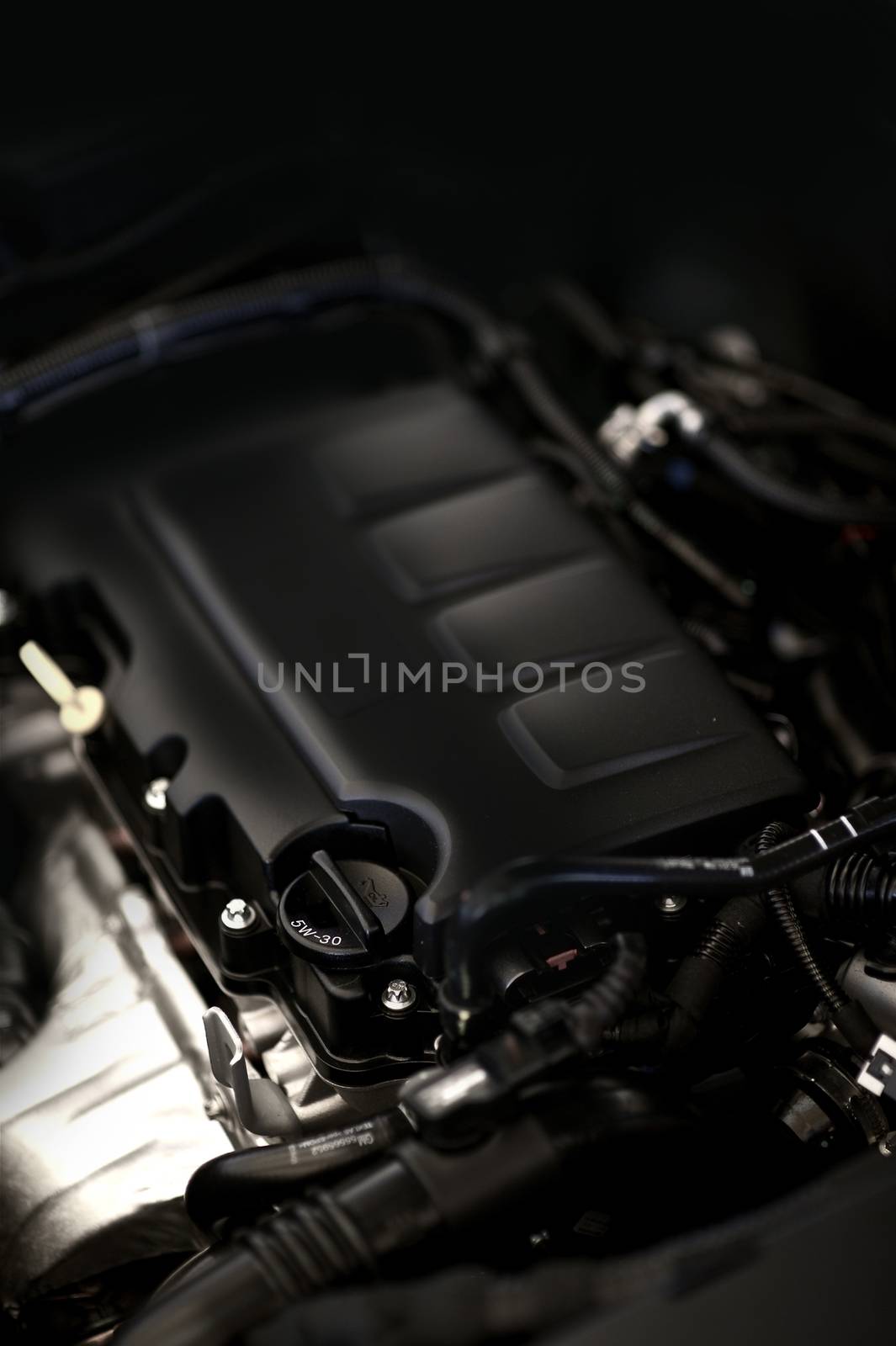 Modern Car Engine by welcomia