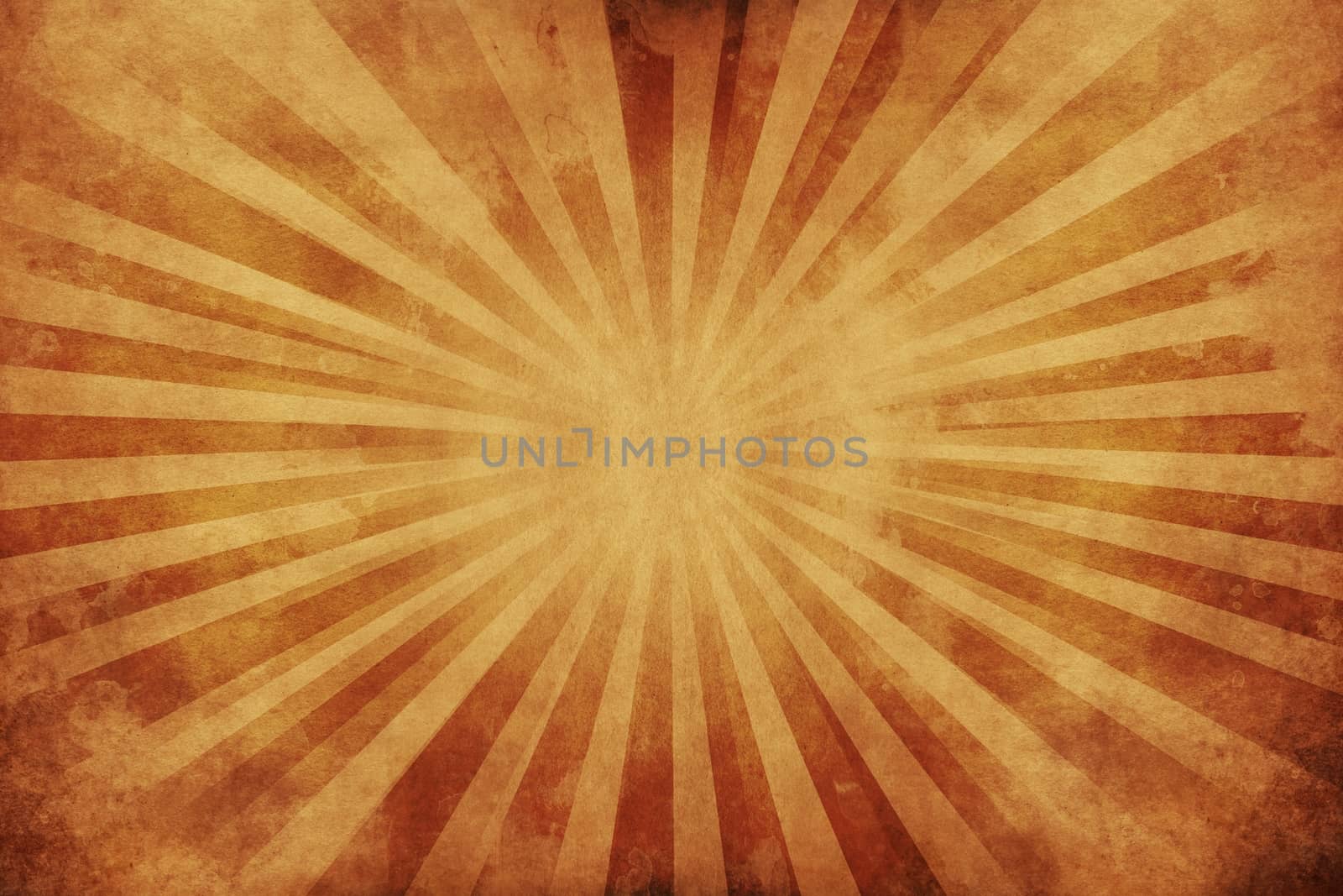 Grungy Old Paper Background. Sepia-Browny Colors with Grungy Rays. Background Collection.