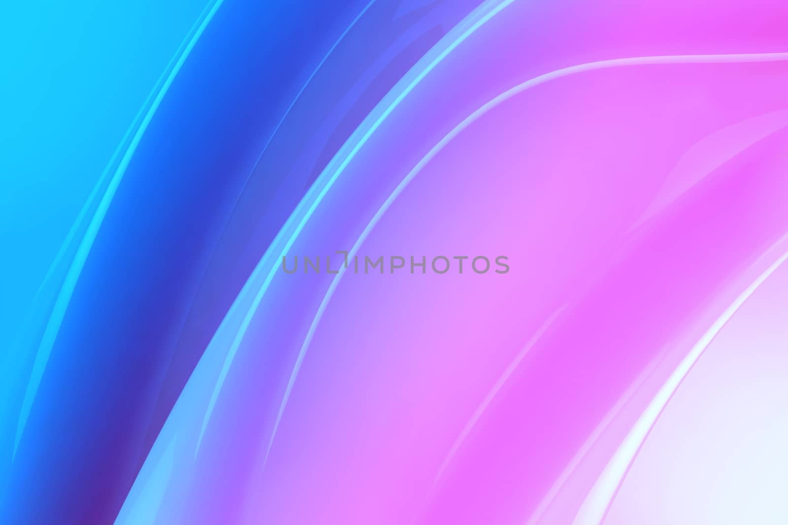 Pinky-Blue Glassy Folded 3D Render Background.