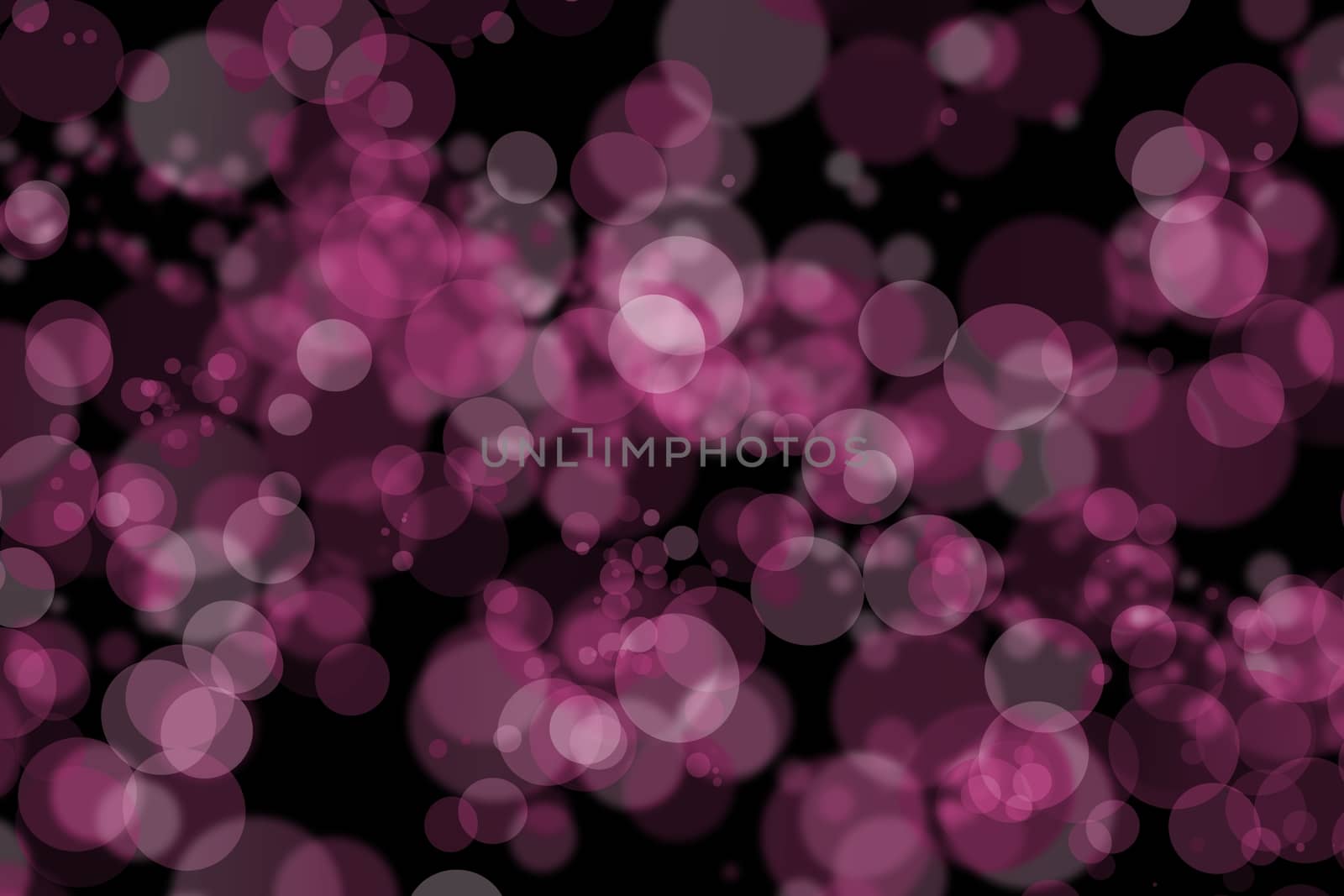 Purple Bokeh Background. Cool Dark Purple Circles Bokeh Background.