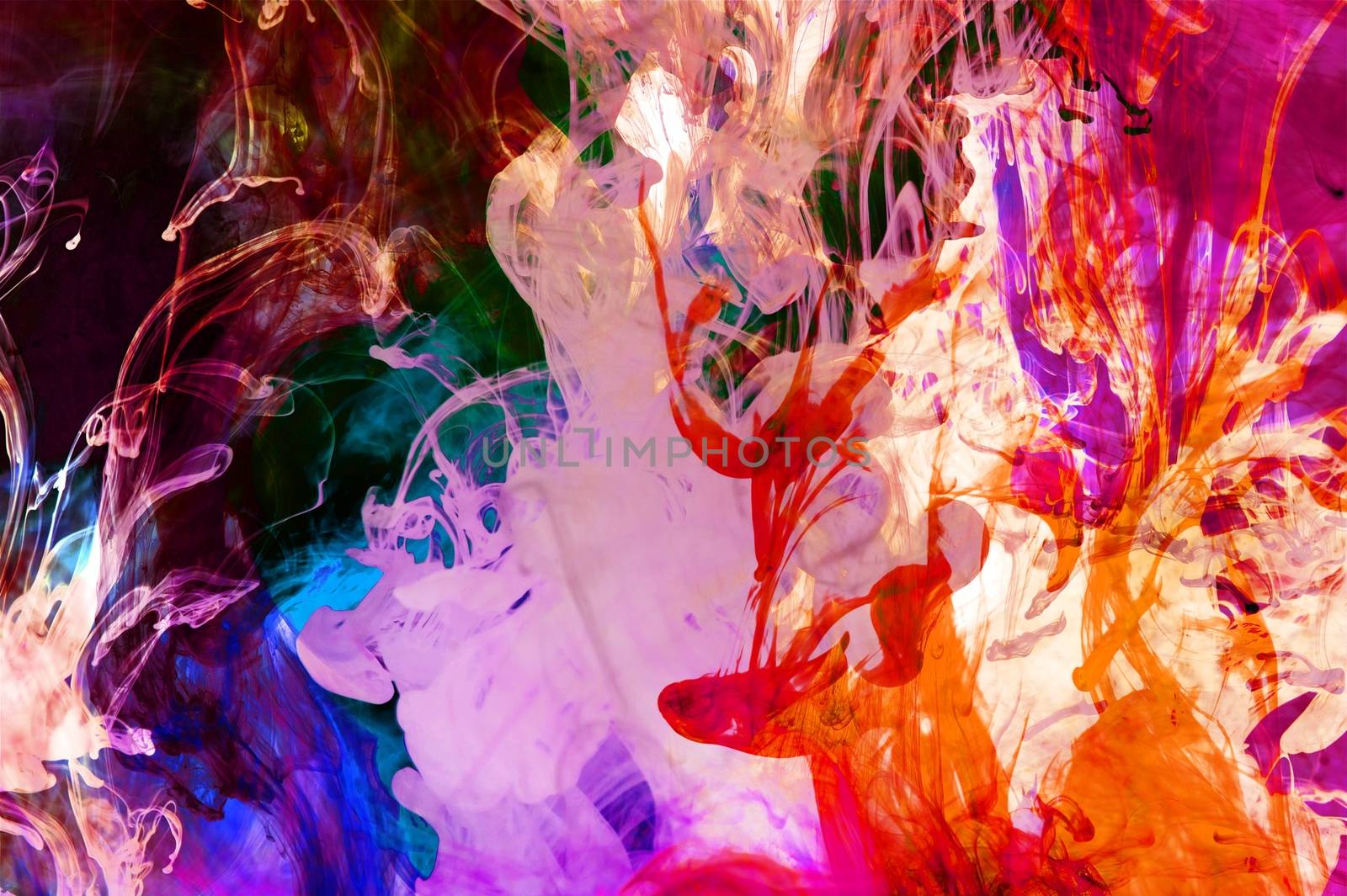 Colorful Fluid Fusion Background. Abstract Fluid Fusion