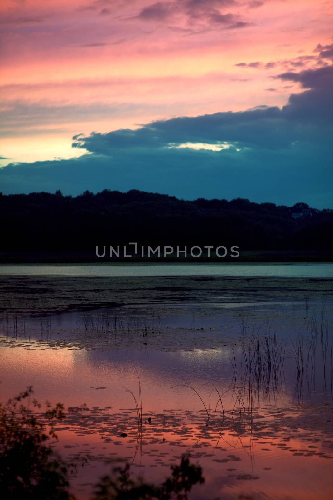 Sunset Lake by welcomia
