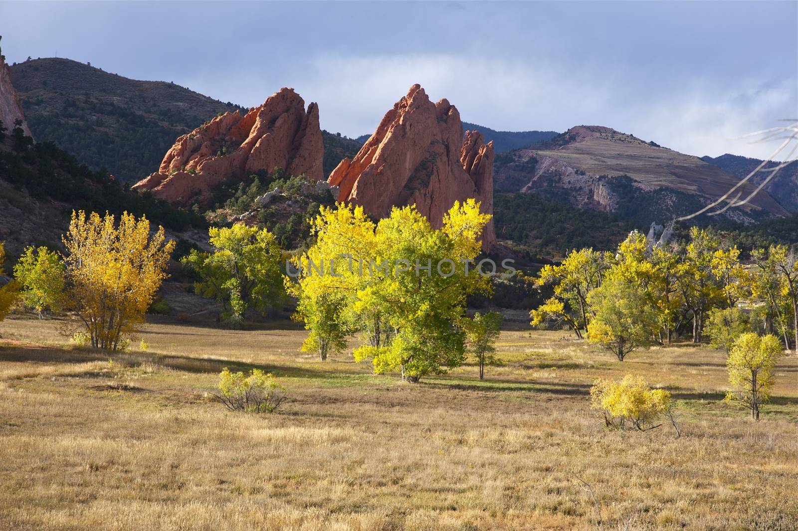 Colorado Springs, CO / Colorado. Garden of the Gods. Pikes Peak Region. Fall in the Garden of the Gods