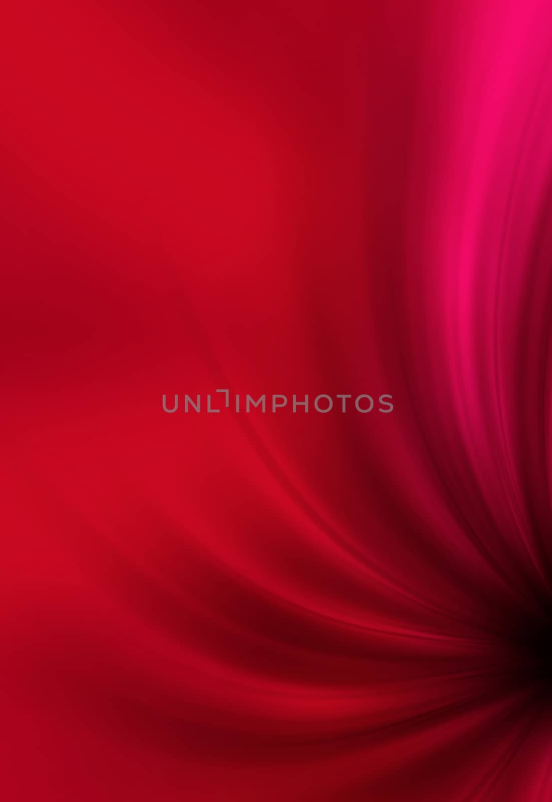 Vertical Red Abstract Background. Wavy Circular Pattern.