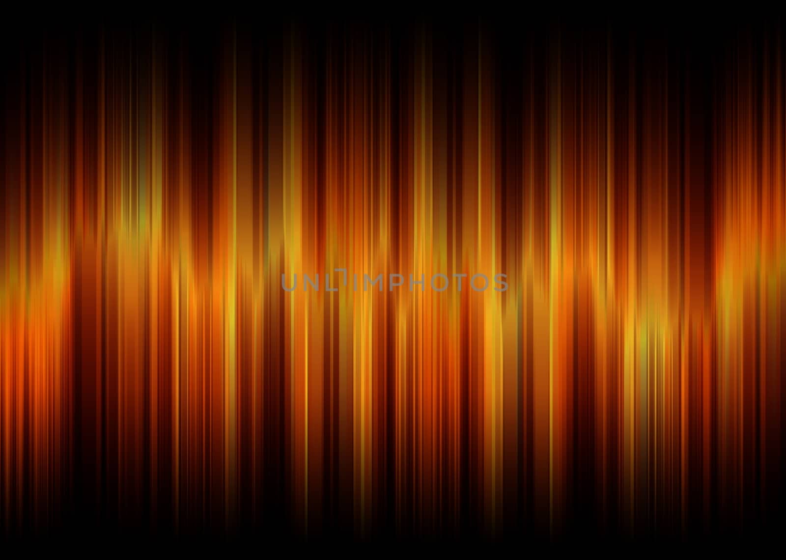 Dark Abstract Background with Vertical Blurred Orange-Red Lines.