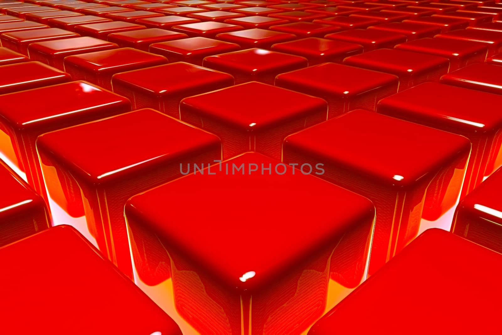 The Red Blocks by welcomia