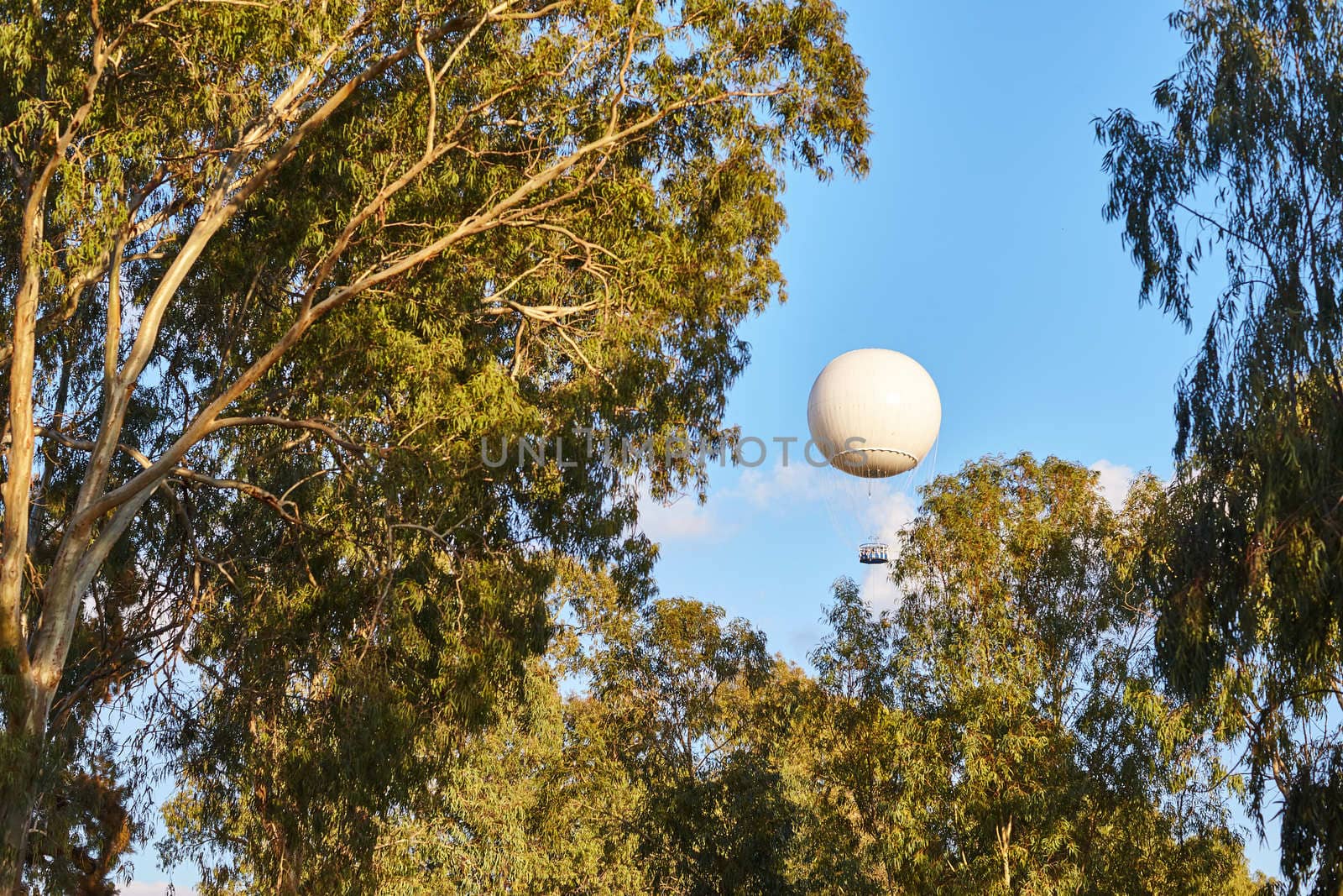 Aerostat flying in the air