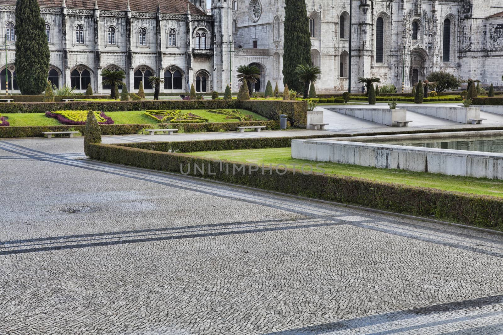 Jeronimo monastery in lisbon, portugal . unesco world heritage site