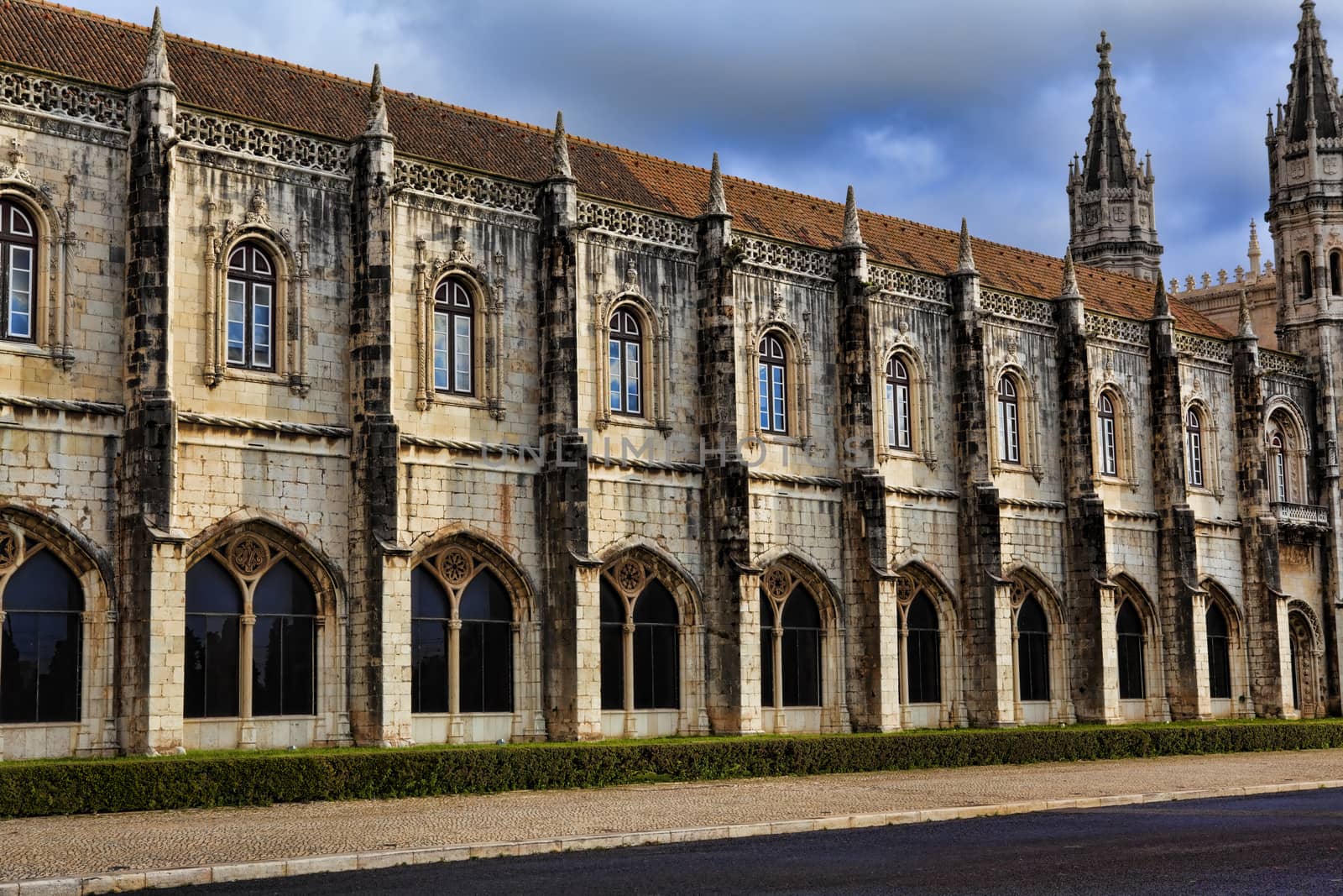 Jeronimo monastery in lisbon, portugal . unesco world heritage site