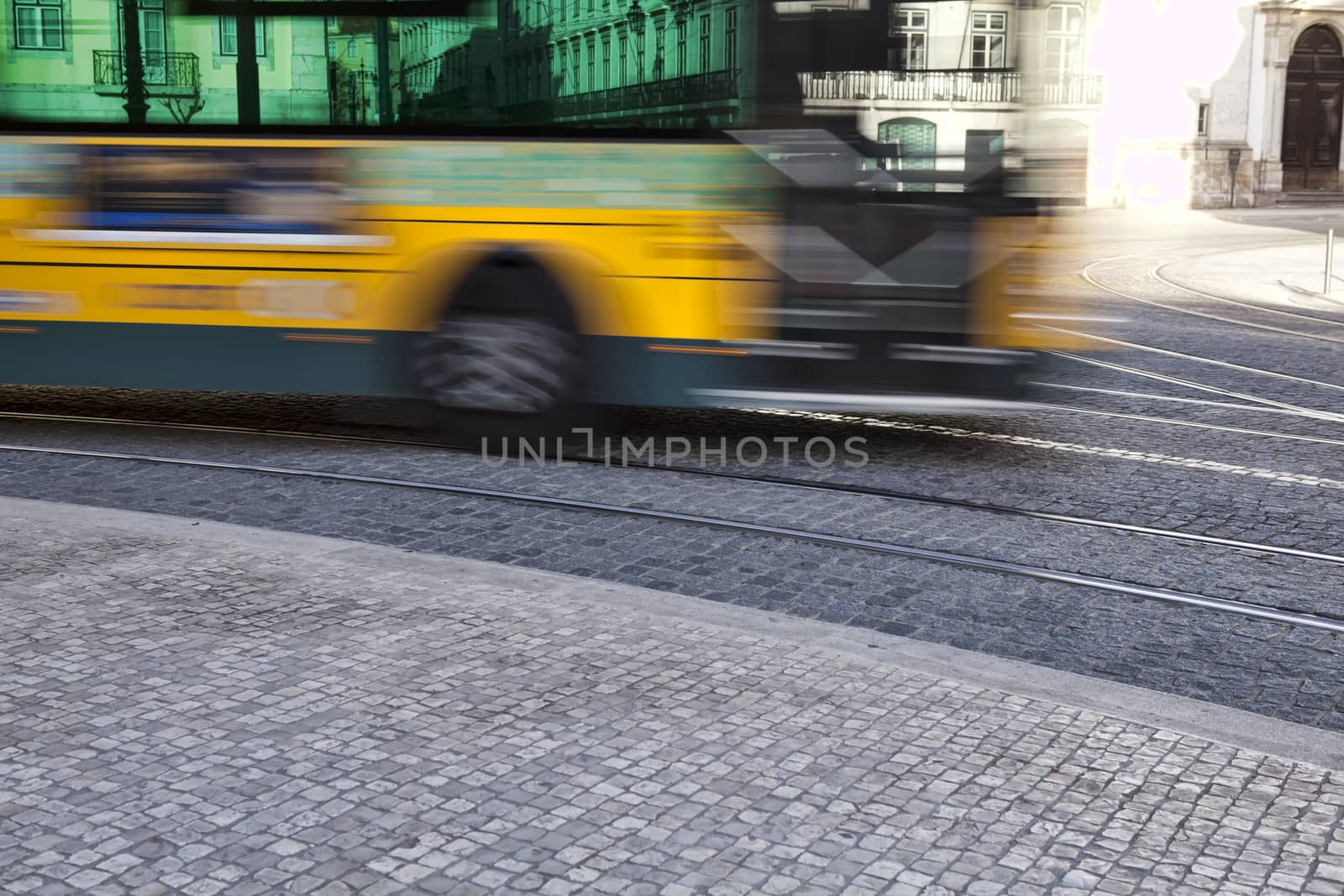 Long exposure shot. Travel and city life