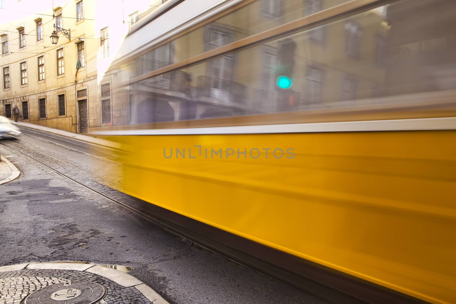 Long exposure shot. Travel and city life