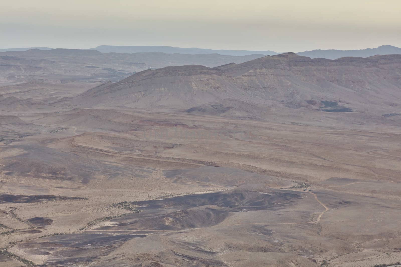Maktesh Ramon place in the Negev desert, Israel