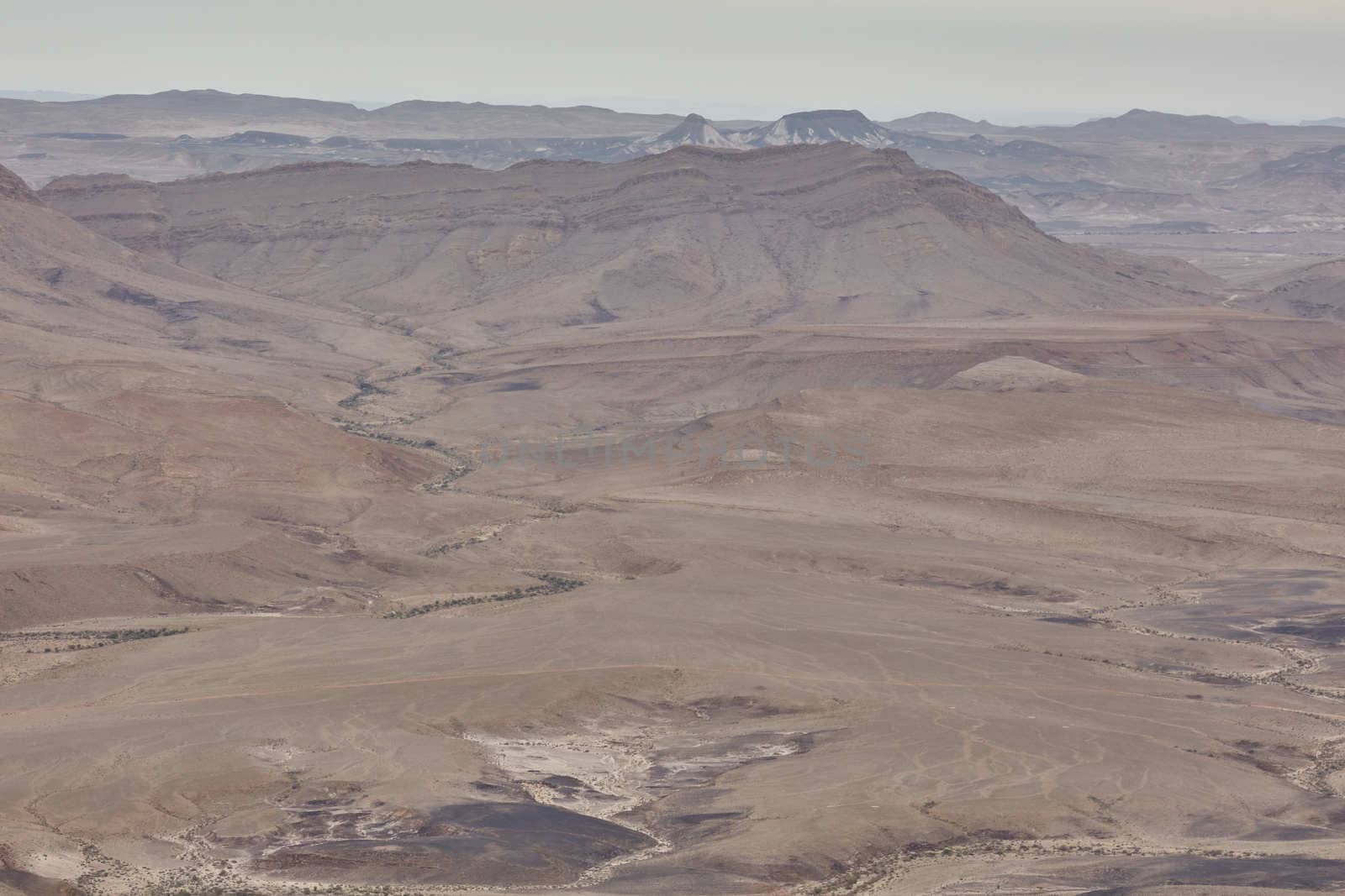 Maktesh Ramon place in the Negev desert, Israel