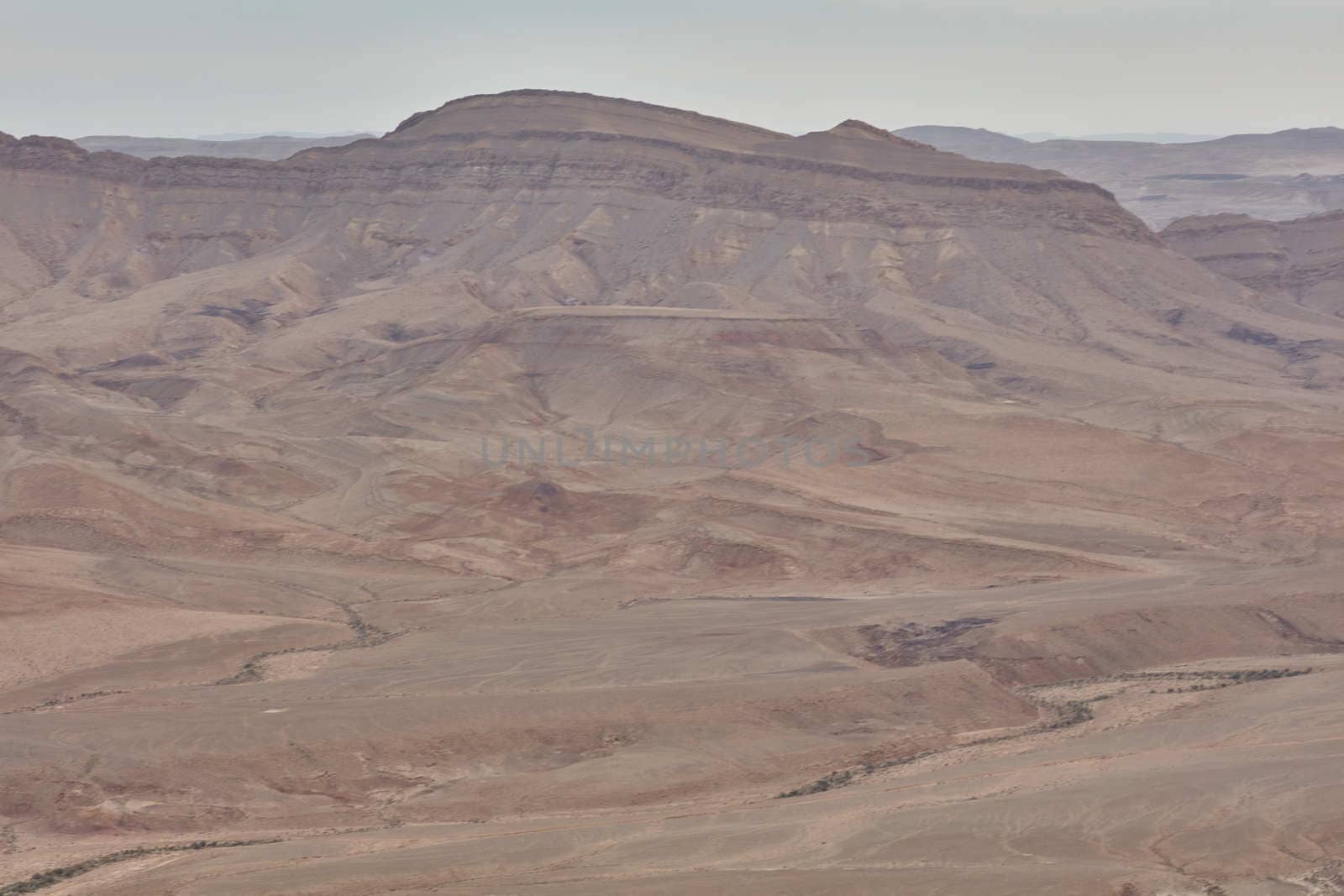 Maktesh Ramon place in the Negev desert, Israel