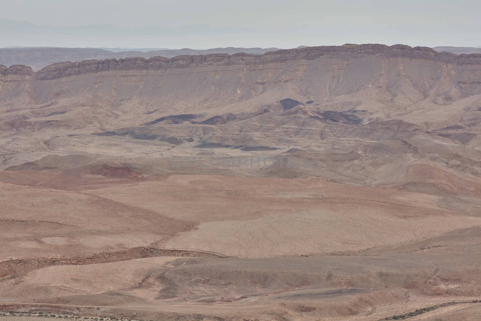 Maktesh Ramon place in the Negev desert, Israel