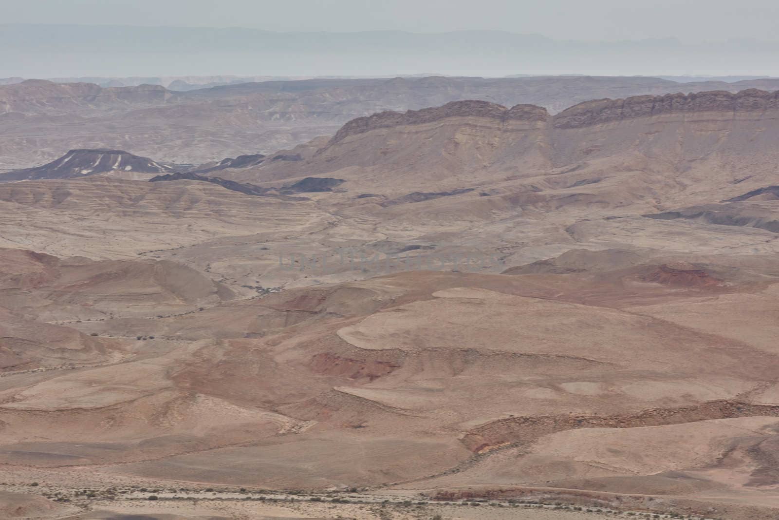 Maktesh Ramon place in the Negev desert, Israel