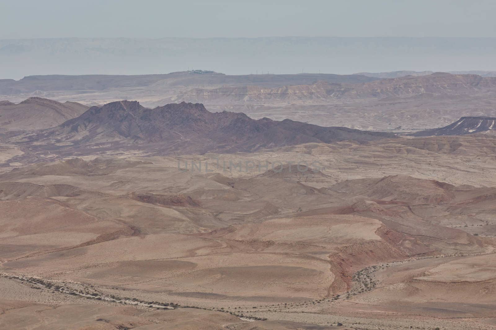 Maktesh Ramon place in the Negev desert, Israel