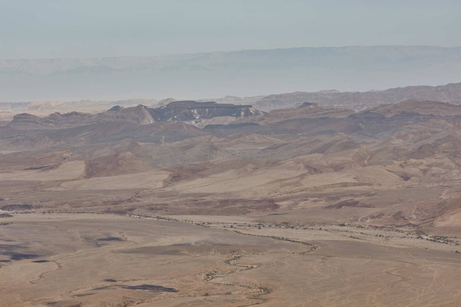 Maktesh Ramon place in the Negev desert, Israel