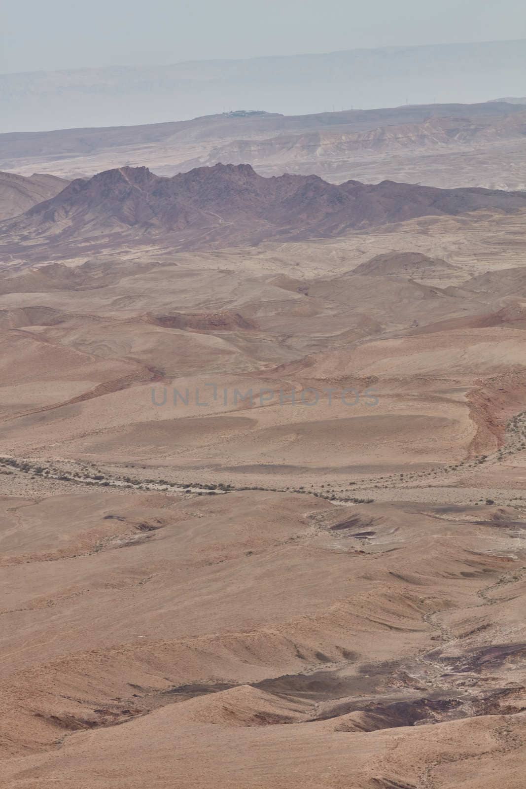 Maktesh Ramon place in the Negev desert, Israel