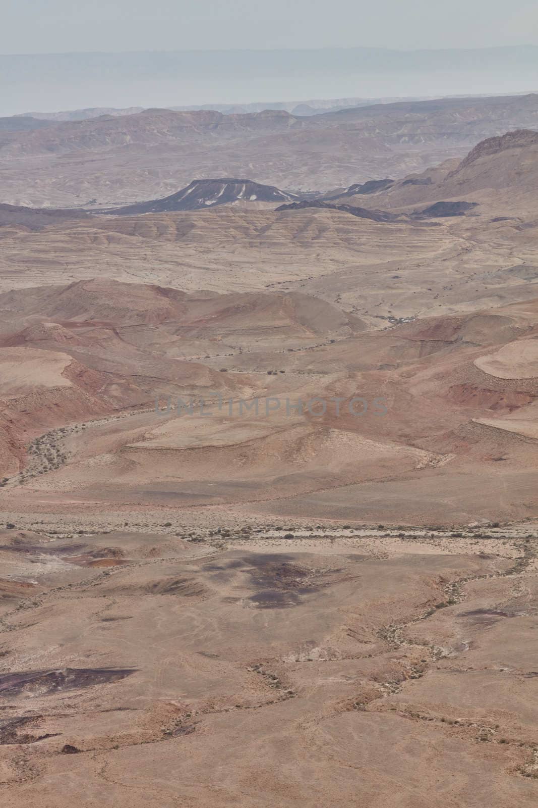 Maktesh Ramon place in the Negev desert, Israel