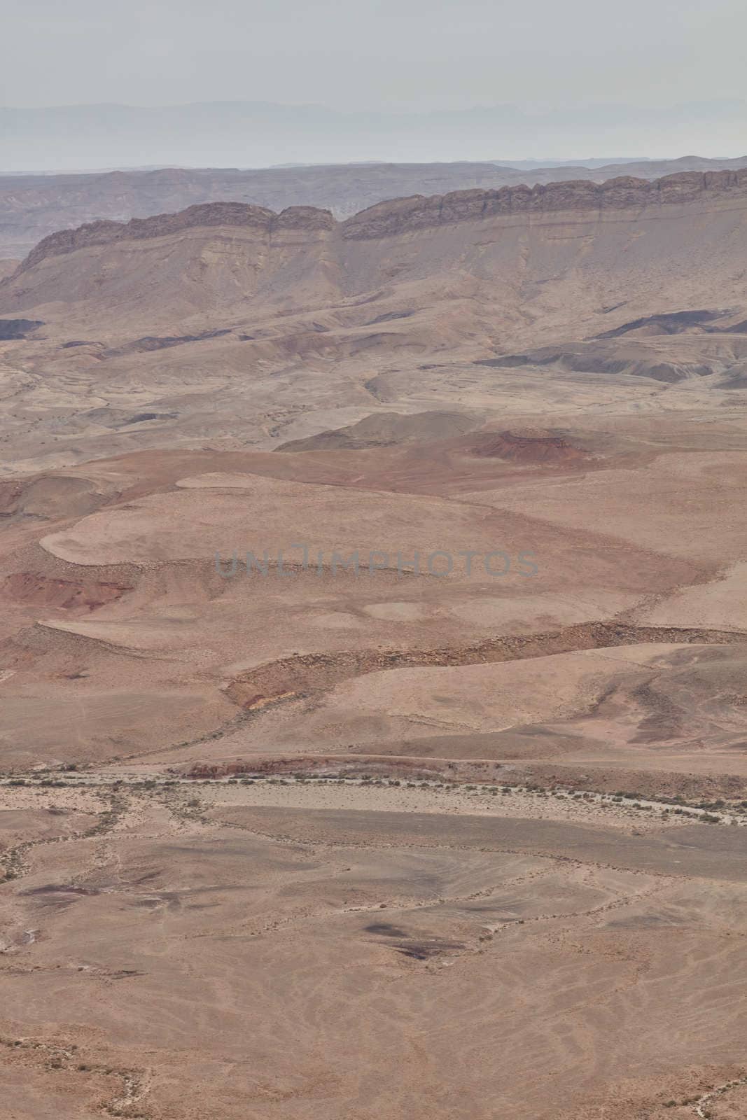 Maktesh Ramon place in the Negev desert, Israel