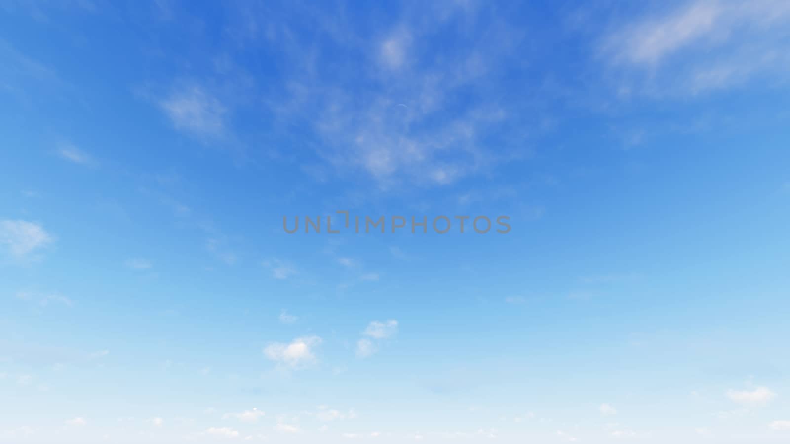 Cloudy blue sky abstract background, blue sky background with tiny clouds, 3d rendering

