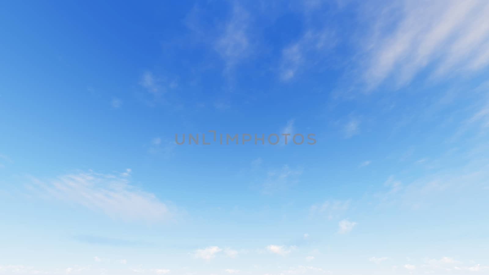 Cloudy blue sky abstract background, blue sky background with tiny clouds, 3d rendering

