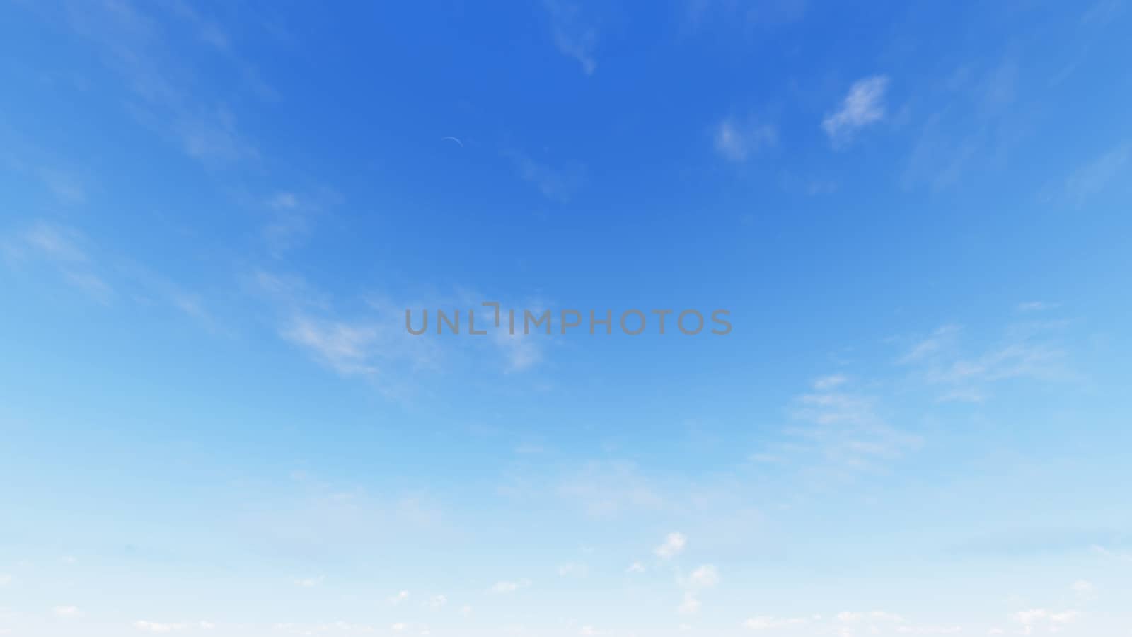 Cloudy blue sky abstract background, blue sky background with tiny clouds, 3d rendering

