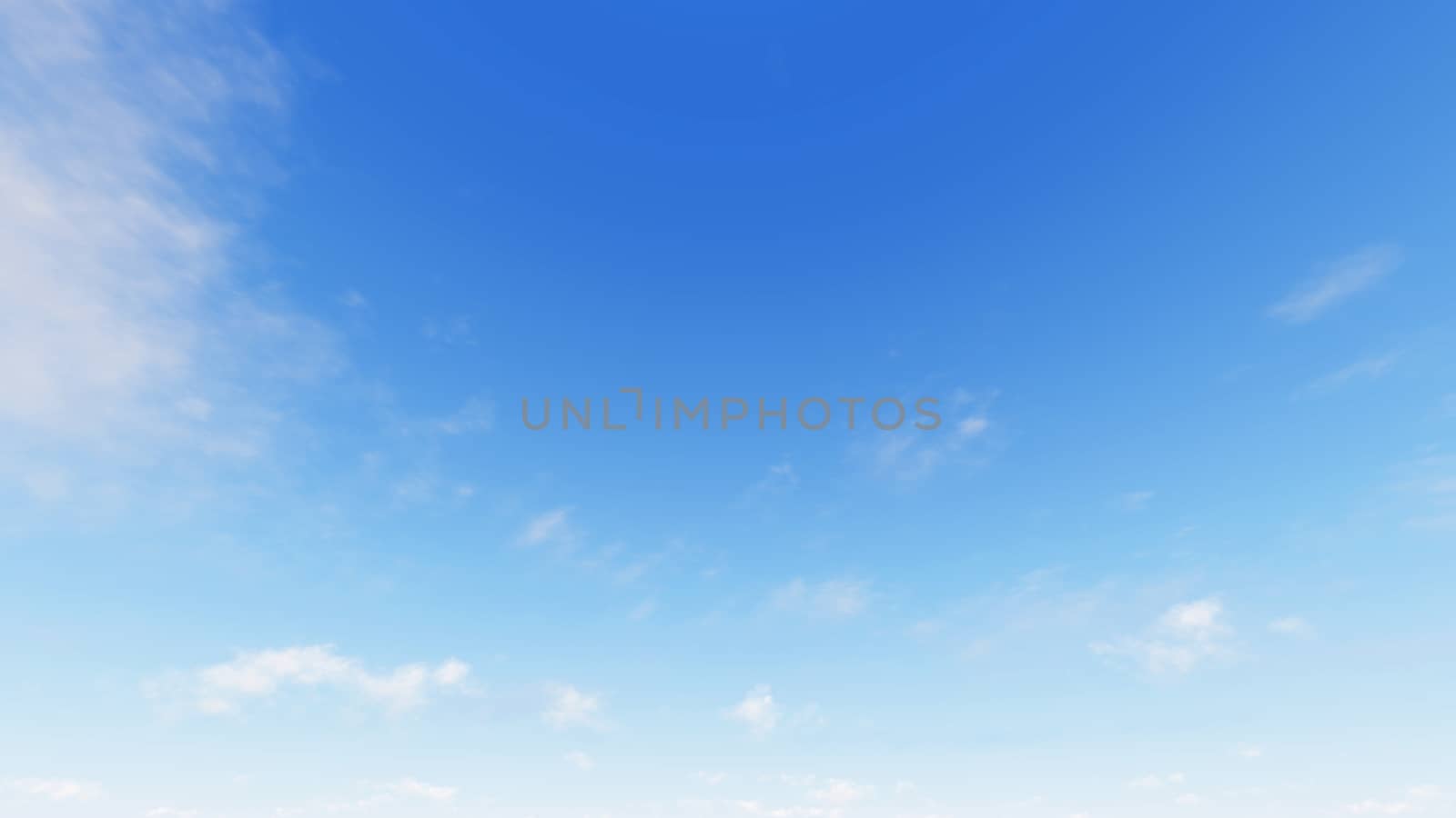 Cloudy blue sky abstract background, blue sky background with tiny clouds, 3d rendering

