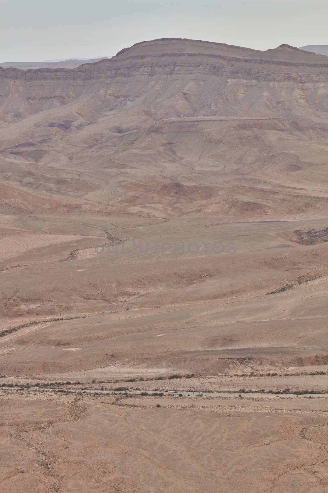 Maktesh Ramon place in the Negev desert, Israel
