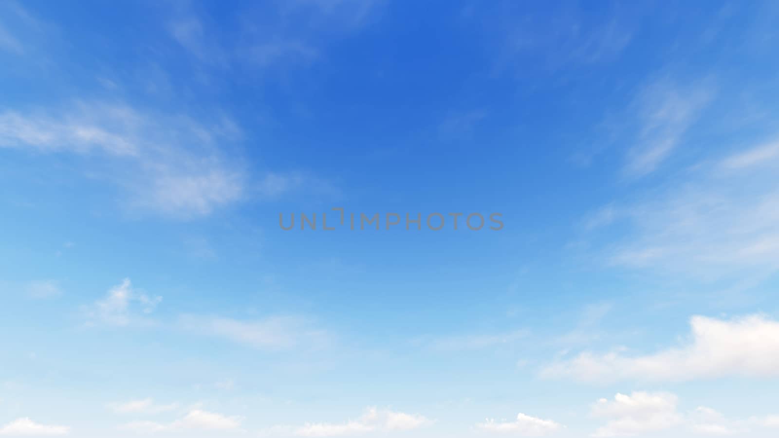 Cloudy blue sky abstract background, blue sky background with tiny clouds, 3d rendering

